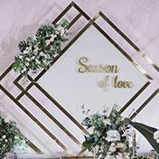 盂县婚礼策划方案：几何线条